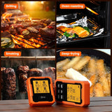 GadgetChefs™ Wireless Meat Thermometer with 4 Probes – Smart Remote BBQ & Grill Thermometer