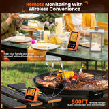 GadgetChefs™ Wireless Meat Thermometer with 4 Probes – Smart Remote BBQ & Grill Thermometer