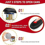 GadgetChefs™ One-Touch Electric Can Opener – Portable Automatic Jar & Bottle Opener