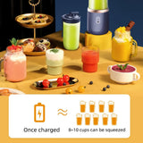 GadgetChefs™ Portable USB Juicer Blender – 6-Blade Personal Smoothie & Juice Maker