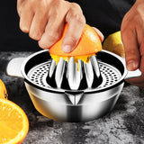 GadgetChefs™ Portable Manual Lemon Juicer – Compact Citrus Orange Squeezer