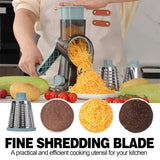 GadgetChefs™ 3-in-1 Rotary Cheese Grater – Manual Vegetable Slicer & Nut Grinder