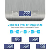 GadgetChefs™ Digital Kitchen Food Scale – Precision Coffee & Cooking Weighing Tool