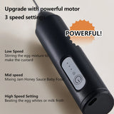 GadgetChefs™ Mini USB Rechargeable Milk Frother – 3-Speed Coffee Foam Maker & Egg Beater