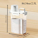 GadgetChefs™ 2.5L Airtight Food Storage Container – Moisture-Proof Grain & Rice Organizer