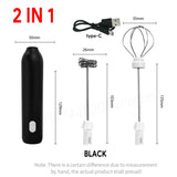 GadgetChefs™ Mini USB Rechargeable Milk Frother – 3-Speed Coffee Foam Maker & Egg Beater