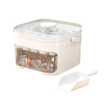 GadgetChefs™ 50-Cube Ice Maker Tray – Double Layer Ice Storage Box with Easy Press Release