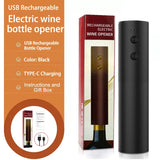 GadgetChefs™ Electric Wine Bottle Opener – Rechargeable Automatic Wine Corkscrew