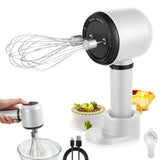 GadgetChefs™ USB Rechargeable Hand Blender – Wireless 3-Speed Electric Whisk Mixer