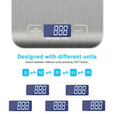 GadgetChefs™ Digital Kitchen Food Scale – Precision Coffee & Cooking Weighing Tool