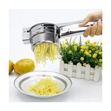 GadgetChefs™ 3-in-1 Stainless Steel Potato Press – Manual Fruit & Vegetable Masher