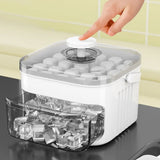 GadgetChefs™ 50-Cube Ice Maker Tray – Double Layer Ice Storage Box with Easy Press Release