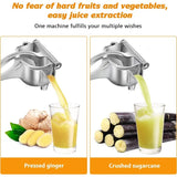 GadgetChefs™ Heavy-Duty Manual Citrus Juicer – Premium Metal Fruit Squeezer
