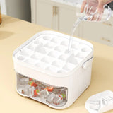 GadgetChefs™ 50-Cube Ice Maker Tray – Double Layer Ice Storage Box with Easy Press Release