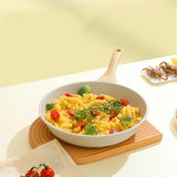 GadgetChefs™ Non-Stick Ceramic Frying Wok Pan – Universal Induction & Gas Cookware