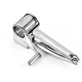 GadgetChefs™ Stainless Steel Rotary Cheese Grater – Multifunction Handheld Kitchen Shredder