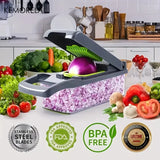 GadgetChefs™ 14-in-1 Multifunction Vegetable Chopper – Onion Slicer, Dicer & Food Grater