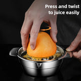 GadgetChefs™ Stainless Steel Manual Citrus Juicer – Press-Type Lemon & Orange Squeezer