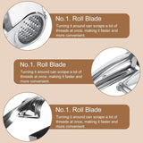 GadgetChefs™ Stainless Steel Rotary Cheese Grater – Multifunction Handheld Kitchen Shredder