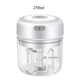 GadgetChefs™ Electric Garlic Mincer & Vegetable Chopper – 250ML USB Food Processor