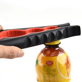 GadgetChefs™ 4-in-1 Multi-Function Can & Bottle Opener – Anti-Slip Jar Cap Twister Tool