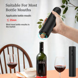 GadgetChefs™ Electric Wine Bottle Opener – Rechargeable Automatic Wine Corkscrew