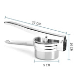 GadgetChefs™ 3-in-1 Stainless Steel Potato Press – Manual Fruit & Vegetable Masher