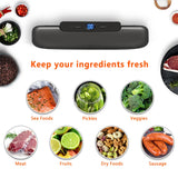 GadgetChefs™ Food Vacuum Sealer Machine – Automatic Household Food Saver with 10 Vacuum Bags
