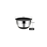 GadgetChefs™ Stainless Steel Mixing Bowls Set with Lids & Non-Slip Base – Nesting Kitchen Baking Bowls