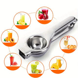 GadgetChefs™ Stainless Steel Lemon Juicer – Manual Citrus Press for Home & Commercial Use