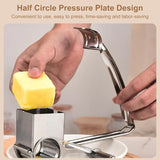 GadgetChefs™ Stainless Steel Rotary Cheese Grater – Multifunction Handheld Kitchen Shredder