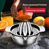 GadgetChefs™ Portable Manual Lemon Juicer – Compact Citrus Orange Squeezer