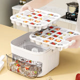 GadgetChefs™ 50-Cube Ice Maker Tray – Double Layer Ice Storage Box with Easy Press Release