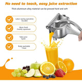 GadgetChefs™ Heavy-Duty Manual Citrus Juicer – Premium Metal Fruit Squeezer