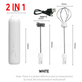 GadgetChefs™ Mini USB Rechargeable Milk Frother – 3-Speed Coffee Foam Maker & Egg Beater