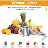 GadgetChefs™ Heavy-Duty Manual Citrus Juicer – Premium Metal Fruit Squeezer
